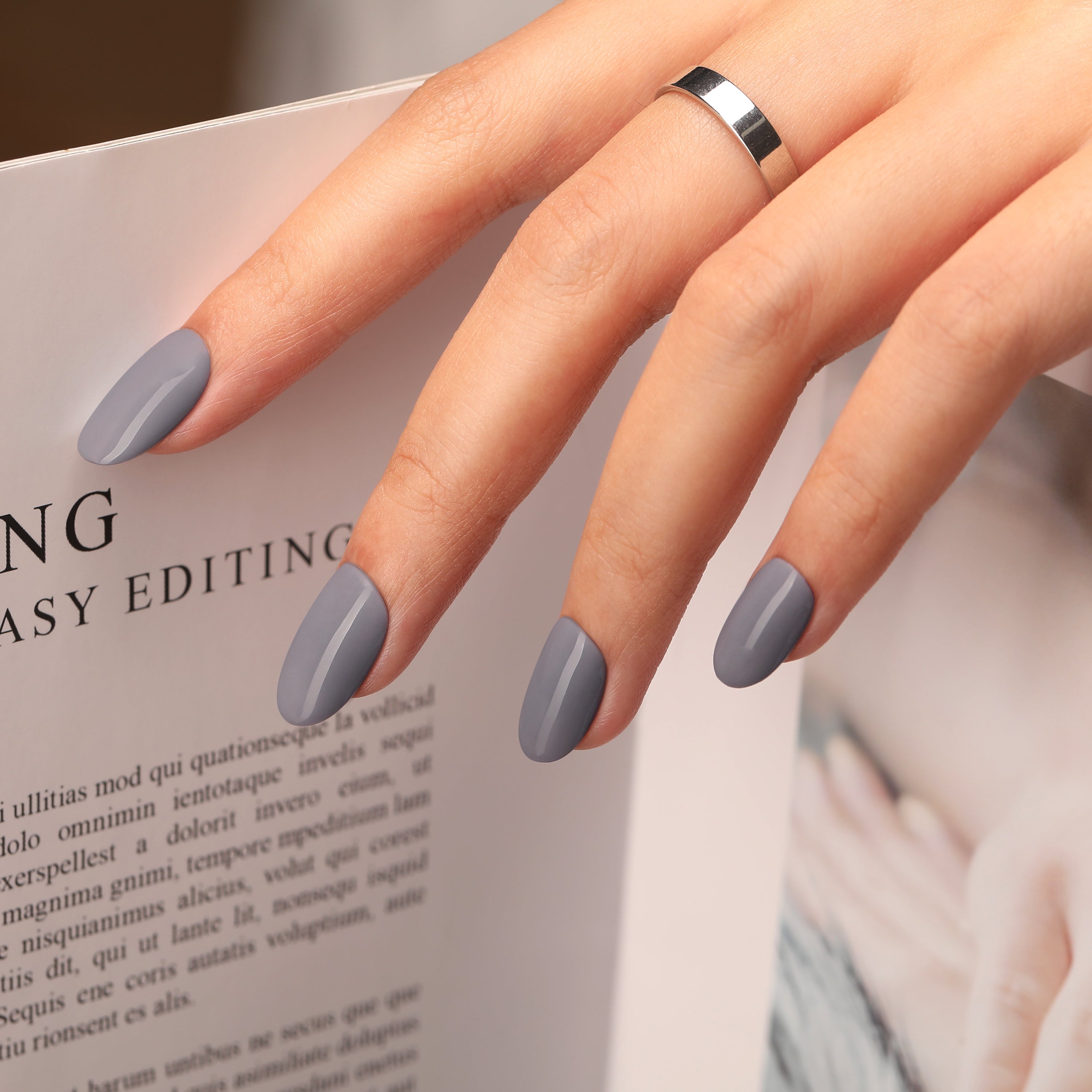 Zoya Nail Polish and Treatments - #ZoyaDarby is a cheery grey-toned blue  that we just can't get enough of for Spring. Tag a friend who needs a new  blue polish in their